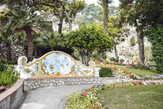 Capri látnivalók Giardini di Augusto
